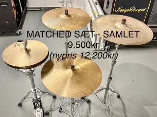 LITIAN hihat 15,5”, ride 22”, crash 18” & 20”