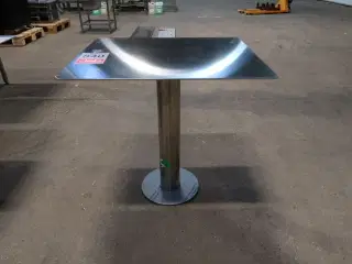 Demo bordplade inkl bordben 2 pers. 700 x  700 x 700 mm