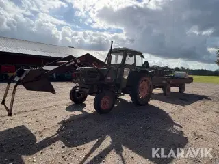 Traktor Deutz D6006 med anhænger og dæk