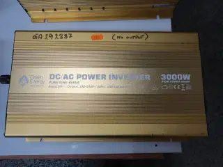 Inverter GREEN ENERGY Pure Sine Wave DC/AC Power 3000W