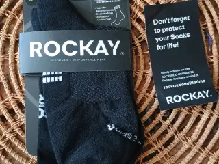 ROCKAY løbe strømper, sorte, Medium 