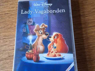 WALT DISNEY: LADY og VAGABONDEN. DVD-tegnefilm. 