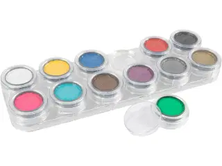 Grimas Ansigtsmaling - Sminkepalette, ass. farver, 12x2.50ml/ 1 stk.