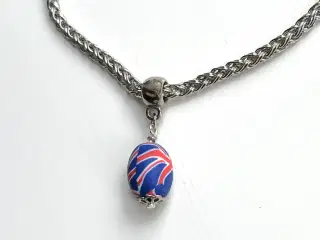 Vedhæng med Union Jack til armbånd eller halskæde
