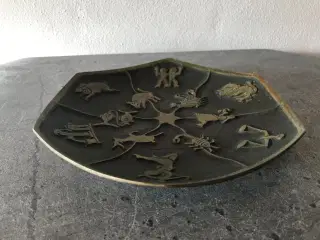 Stjernetegns kobber skål (Made in Denmark)