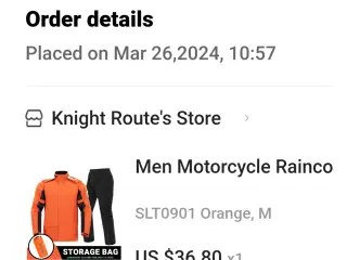 Men motorcycle rain coat 