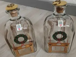 2 x Holmegaard glas 