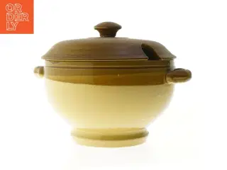 Keramisk Gryde med Låg fra TG Green & Co Ltd (str. Ø 22 cm)