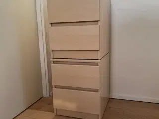 SENGEBORD - KOMMODE - SKUFFESEKTION