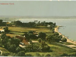 Aabenraa. Vue over fjorden