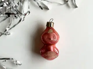 Vintage ornament, rosa snepige