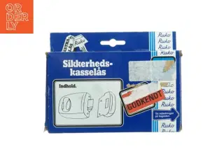 Ruko sikkerhedslås fra Ruko (str. 12 x 7 x 7 cm)komplet sæt!