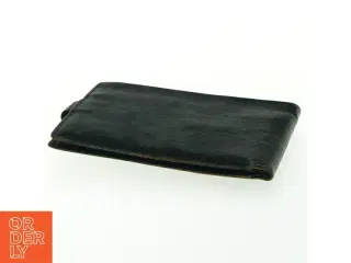 Sort læderpung (str. 12x10 cm)