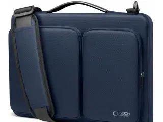 TECH-PROTECT Computertaske DEFENDER bag laptop - 13" og 14" - Navy Blue