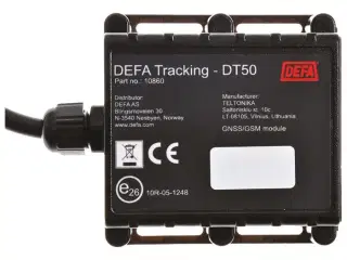 DEFA dt50 tracking (kræver forh. login)