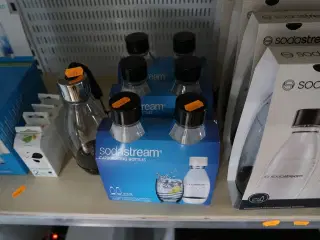 3 pakker med flasker SODASTREAM