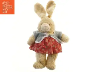 Bamseklædt kanin i kjole fra Build a Bear (str. 44 cm)