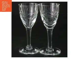 Krystal vinglas sæt (str. Ø 5x11,6 cm)