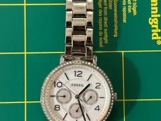 Fossil ur i silver