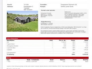 Sommerhus ferie til salg i Tversted 17-24 Maj 25