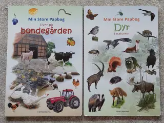 Min store papbog: Livet på bondegården og Dyr i ..