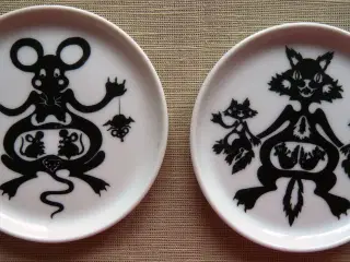Fürstenberg porcelain: 2 asieter