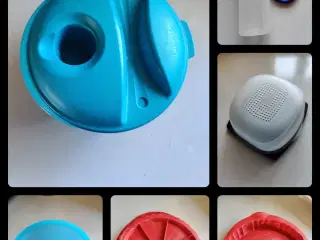 Tupperware og Flettede Kurve til Salg!