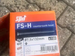 Karmskrue 7,5x13 Spit FS-H UH TX30 