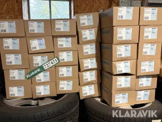 Trykknap til toiletskyl Geberit hvid og sort glas 30 styk