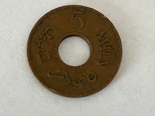 5 Mils Palestine 1942