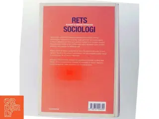 Retssociologi : klassiske og moderne perspektiver (Bog)
