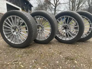 18" alu m dæk passer på mercedes E