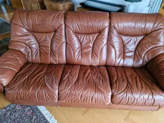 Lædersofa mærke Barsø