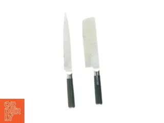 Kokkeknive fra Auenthal (str. 31 x 5 cm 34 x 3 cm)