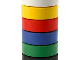 Vandfarver i blokform - 6 primærfarver, høj kvalitet