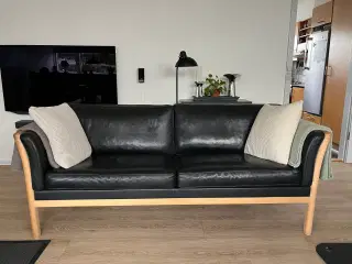 3 personers lædersofa