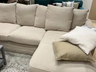 Beige sofa i stand som ny