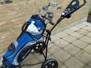 GOLFSÆT MED VOGN 