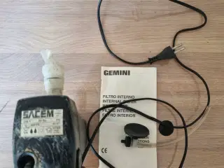 Filterpumpe til akvarium Gemini 40