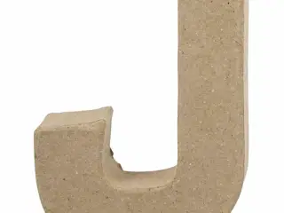 Bogstav, J, H: 10 cm, B: 8 cm, tykkelse 1,7 cm, 1 stk.