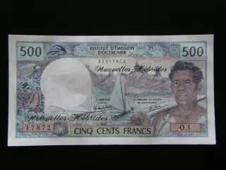 New Hebrides  500 Francs 1979  P19c  Unc