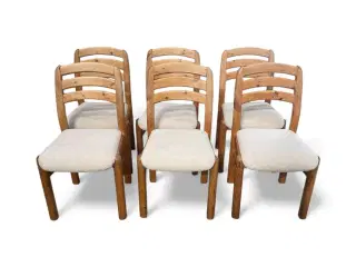 Spisebordsstole i fyrretræ
