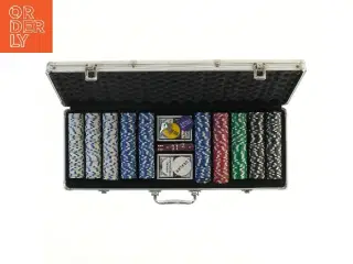Poker sæt i kuffert (str. 57 cm)