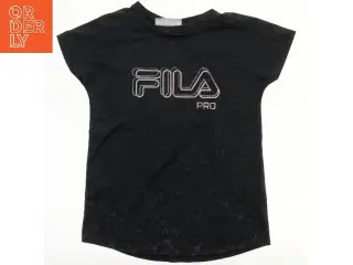 Sort T-shirt med Fila logo fra Fila (str. 134)