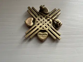 Broche Pilgrim forgyldt