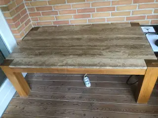 Sofabord i egetræ
