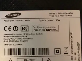 Samsung UE55H7005 