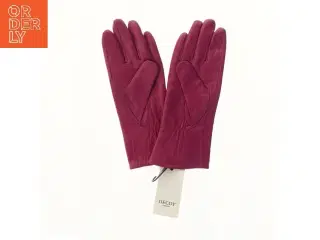 Læderhandsker, bordeaux fra Decoy (str. XL, 27 cm)
