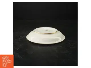 Lille porcelænsfad med skibsmotiv fra Royal Copenhagen (str. Ø 17)
