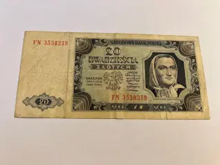 20 Zlotych 1948 Poland